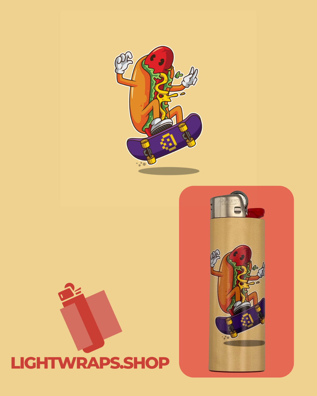 Skate Dog  Lighter